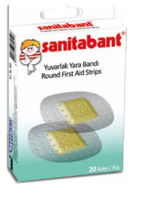 Sanitabant Yuvarlak PE Yara Bandı